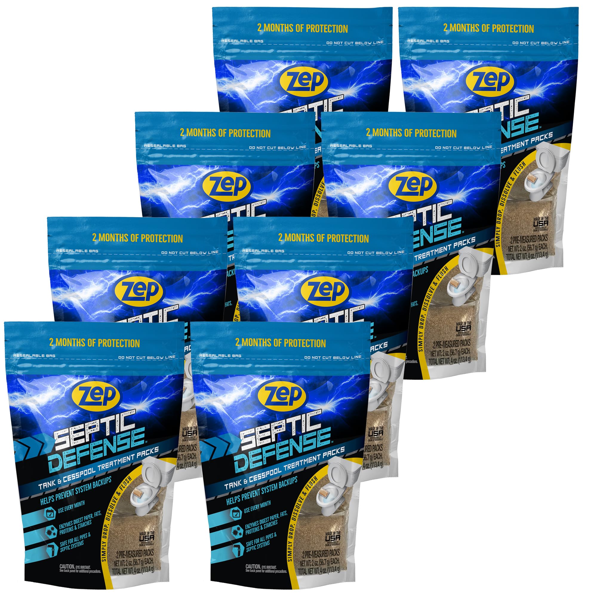 Amazon.com: Zep ZSTP6-6-pack Concentrated Septic Treatment (Case